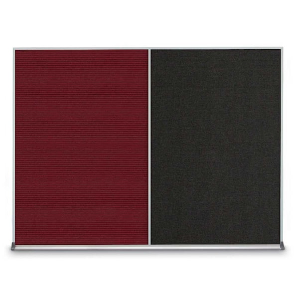 Triple Door Radius Corkboard, 72"X36", S